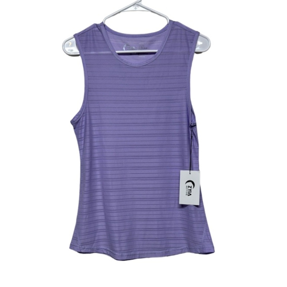 ZYIA Active NWT Lavender Purple Muscle Tank Top Size XS
